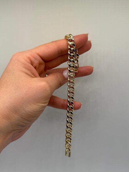 XUPİNG Klasik Cuban Gold VIP Çelik Bileklik
