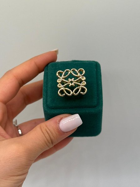 Oymalı Desen Gold Yüzük